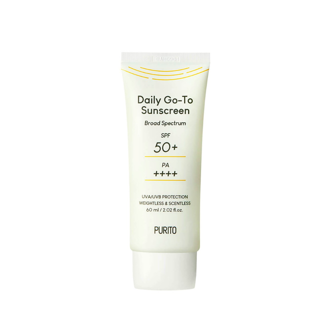 Daily Go-To Sunscreen SPF 50+ / Protector Solar Diario Go-To SPF 50+.