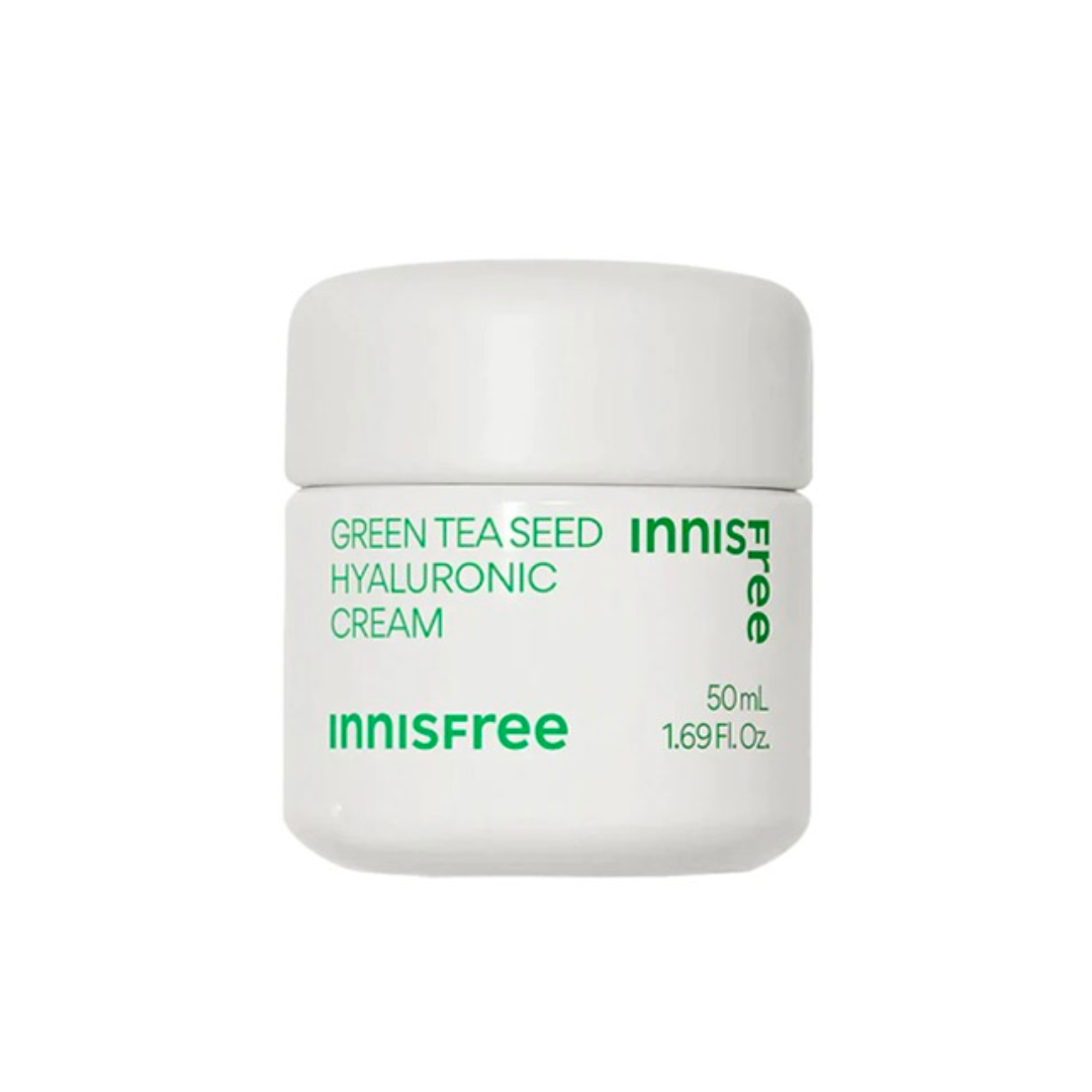 Green Tea Hyaluronic Cream by Innisfree | Hydrating & Soothing Moisturizer