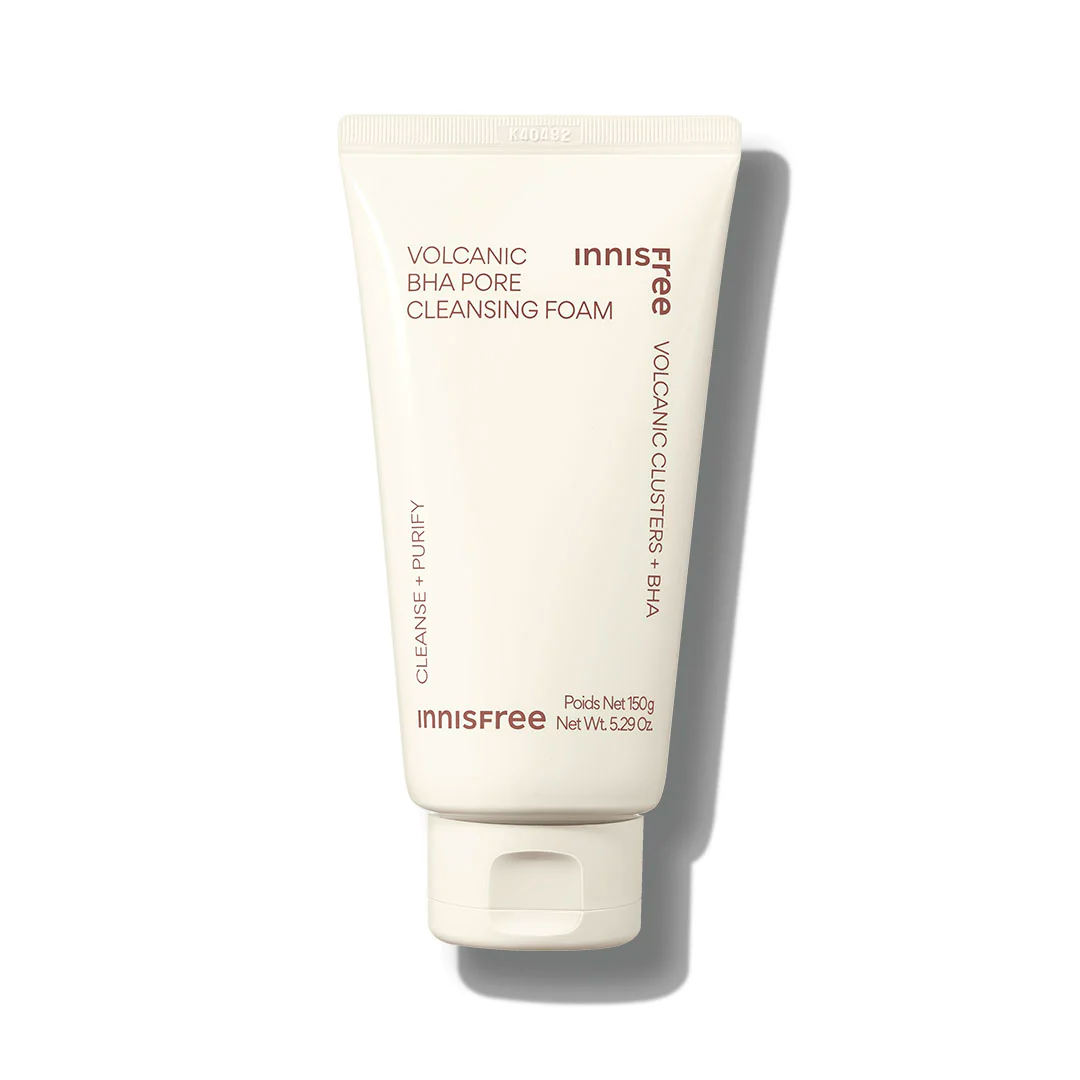 Volcanic Pore BHA Cleansing Facewash by Innisfree | Deep Cleansing & Pore Refining